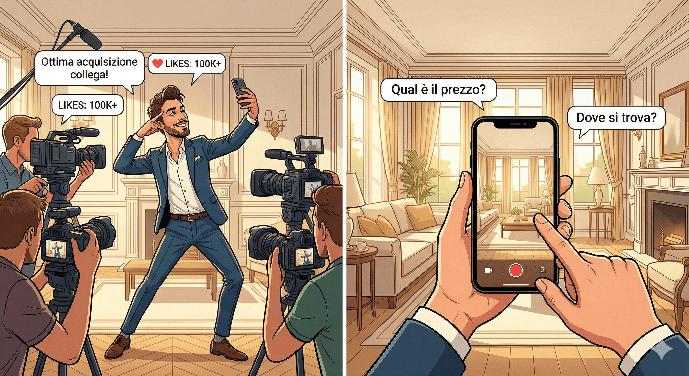 Test Vetrina: Agente Egocentrico vs Home Tour Utile